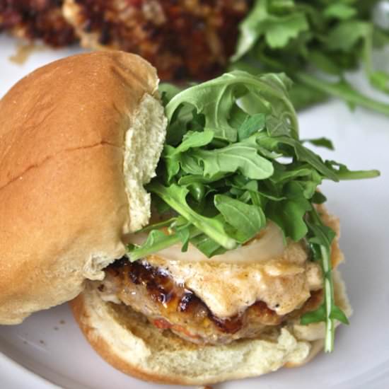 Pimento Cheese Turkey Sliders