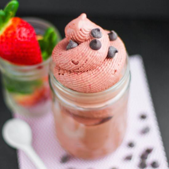 Chocolate Strawberry Ice Cream