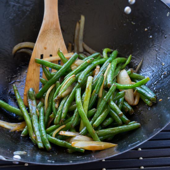 Sweet and Spicy Green Beans