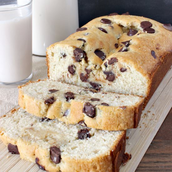 Almond Chocolate Chip Cake Loaf