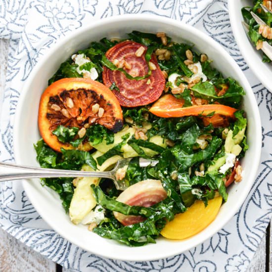 Roasted Orange and Beet Salad