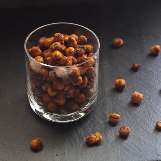 BBQ Roasted Chickpeas