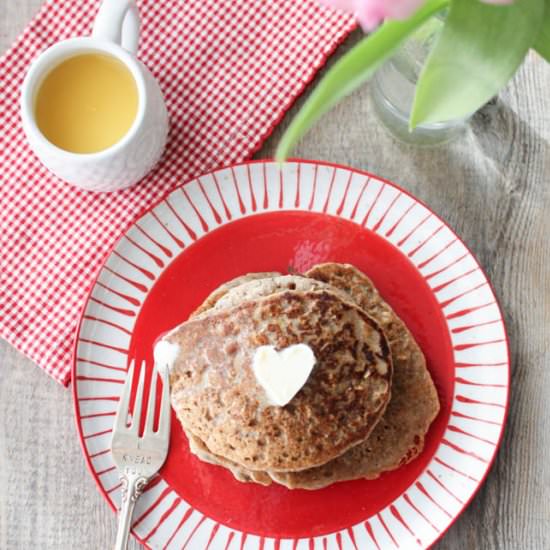 Oatmeal Banana Pancakes
