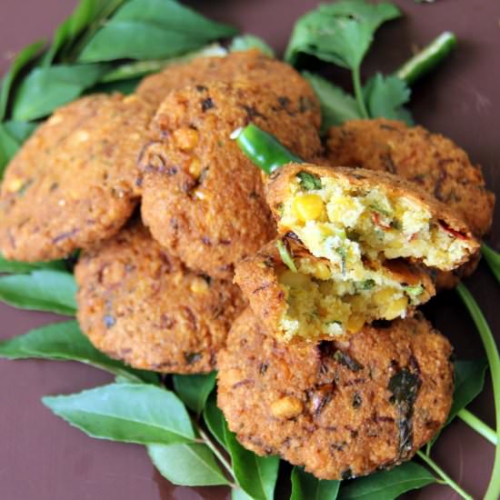 Masala Vada with Carrot