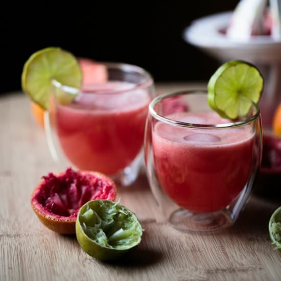 Blood Orange Strawberry Limeade