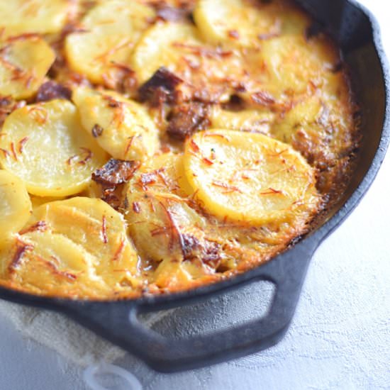 Scalloped Potatoes and Ham
