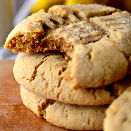 Peanut Butter Banana Cookies