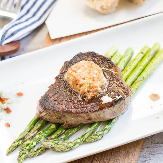 Bacon & Blue Compound Butter Filet
