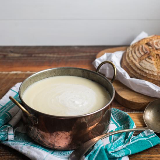 Comforting Cream of Celeriac Soup