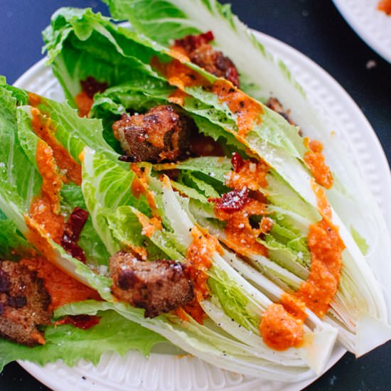 Sun-Dried Tomato Caesar Salad