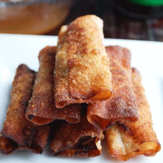 Lumpia with Pineapple Dipping Sauce