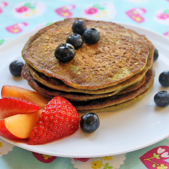 Egg Free Banana Watercress Pancakes