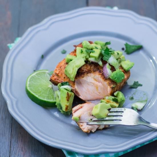 Best Salmon with Avocado Salsa