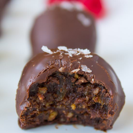 Chocolate Raspberry Hemp Truffles
