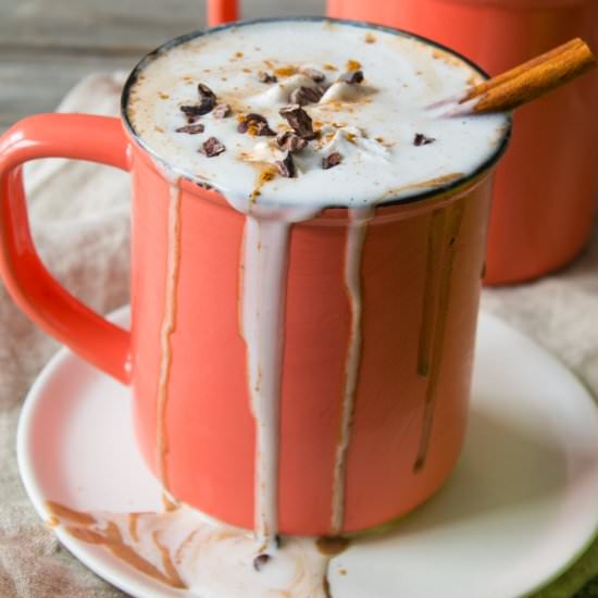 Boozy Spiced Hot Chocolate