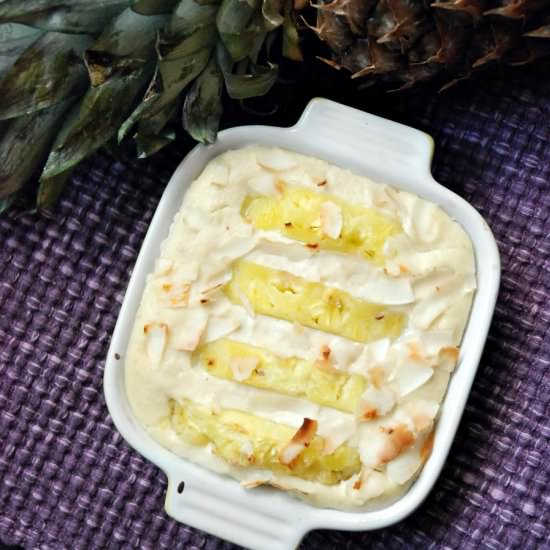 Pina Colada Light Cheesecake