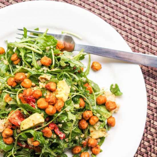 Vegan Arugula Quinoa Salad