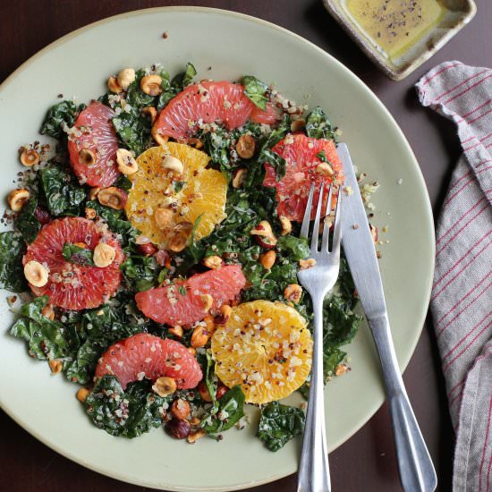 Kale and Grapefruit Salad