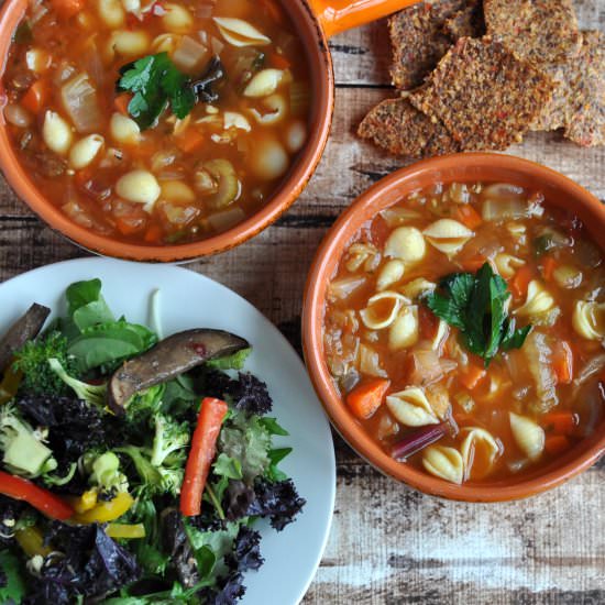 Pasta Fagioli: Gluten Free & Vegan