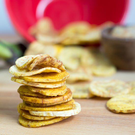 Plantain Chips & Maple Bacon Aioli