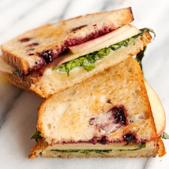 Apple & Jam Grilled Cheese