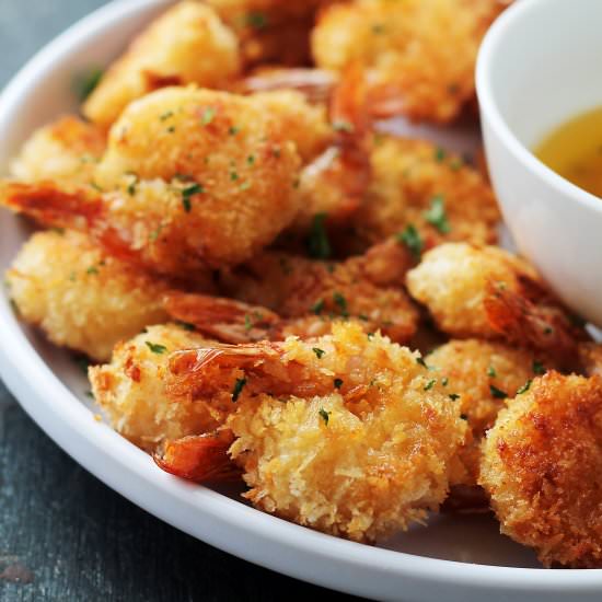 Baked Batter “Fried” Shrimp