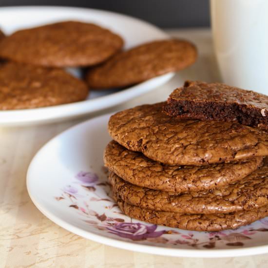 Chewy Brownie Cookies