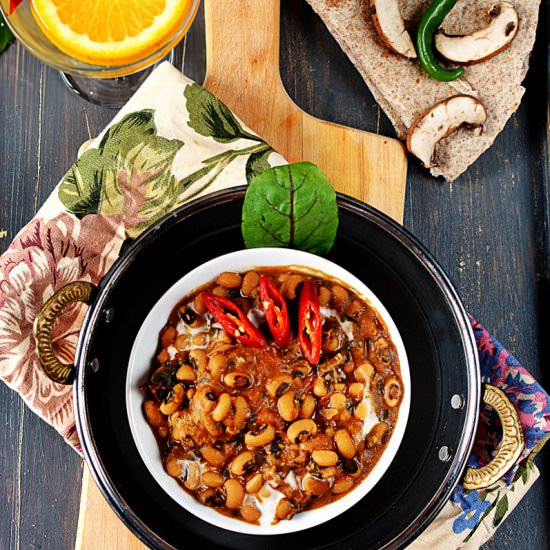 Black-Eyed Bean Mushroom Curry