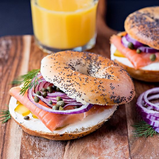 Smoked Salmon Bagel