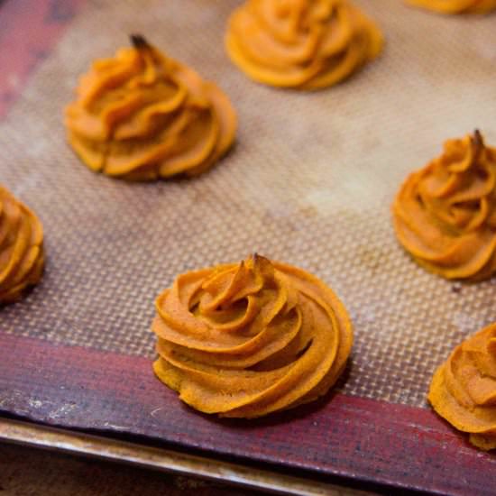 Cinnamon Cayenne Duchess Potatoes