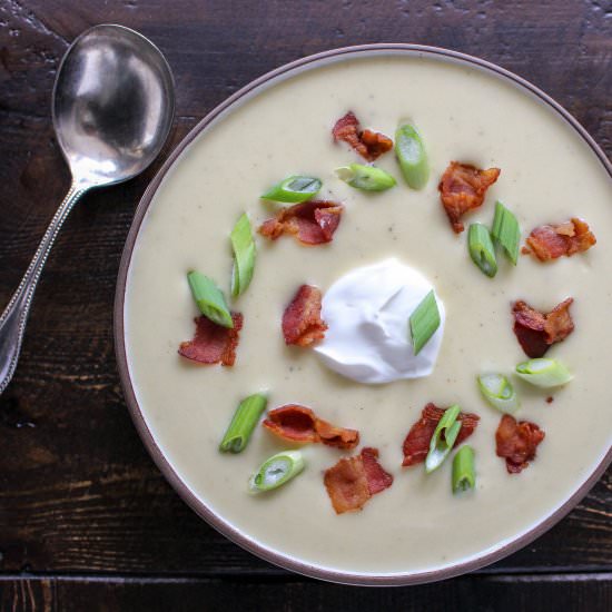 Silky Potato-Leek Soup