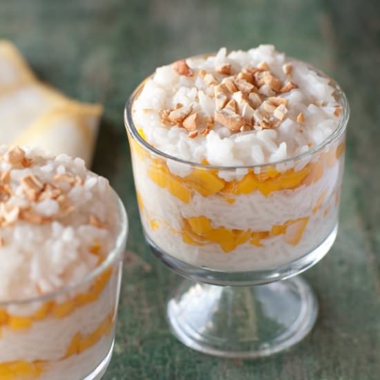 Mango-Rice Verrines