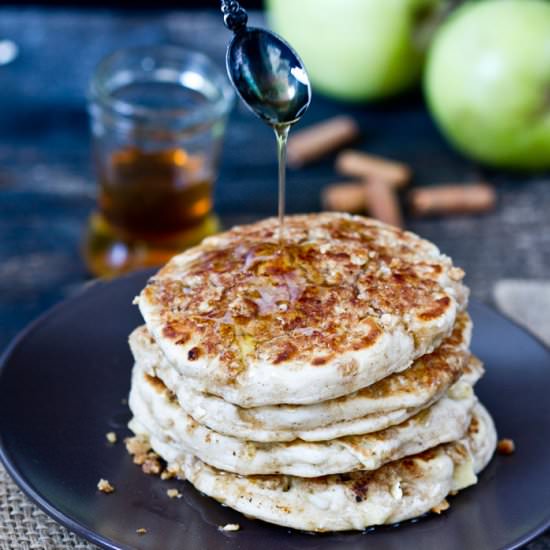 Apple Crisp Pancakes