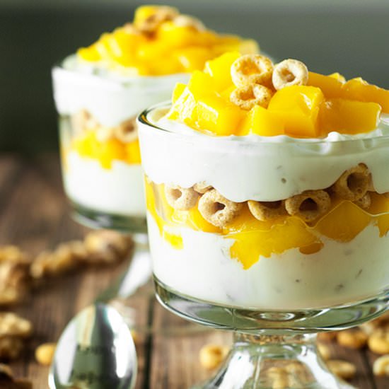 Walnut Mango Yogurt Parfait