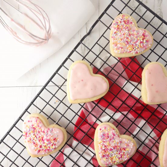 Strawberry Sugar Cookies