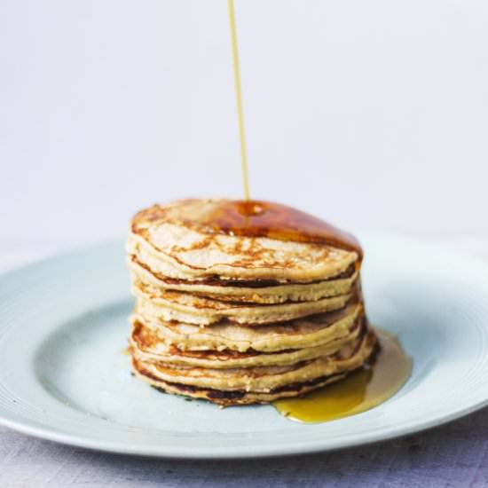 Banana Maca Pancakes