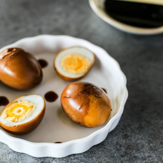 Korean Style Braised Eggs