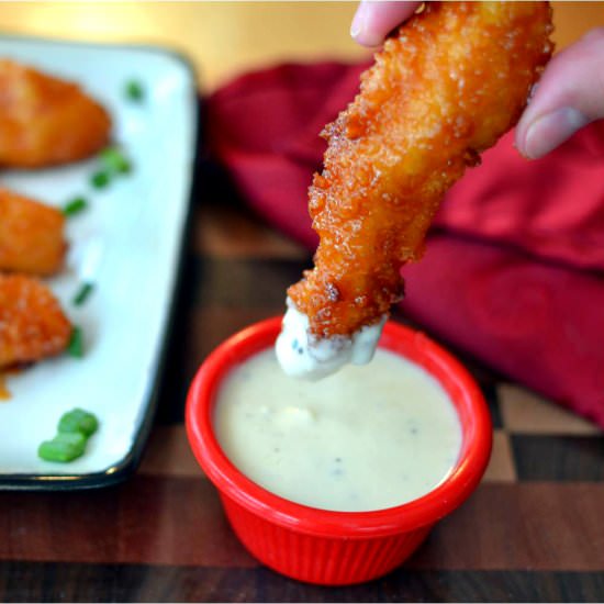 Extra Sticky Chicken Fingers