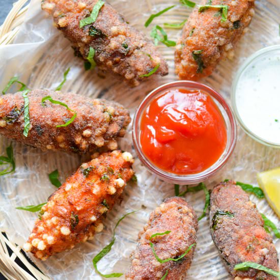 Sweet Potatoes Tapioca Croquettes