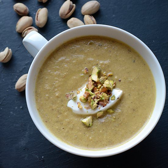 Pistachio soup