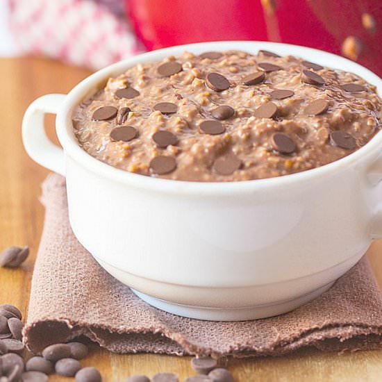 Healthy Brownie Batter Oatmeal