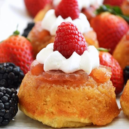 Pineapple Upsidedown Raspberry Cake