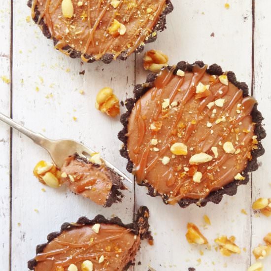 Bailey’s Caramel Chocolate Tarts