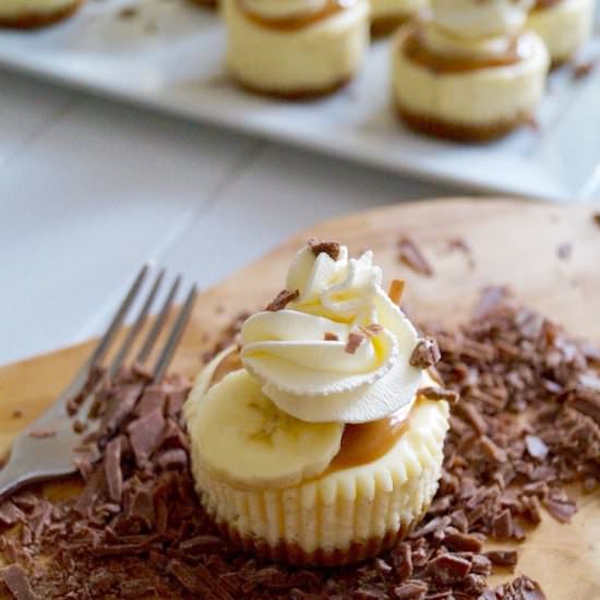 Banoffee Pie Cheesecake Minis