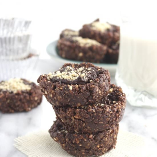 Raw Vegan Nutella Cupcakes