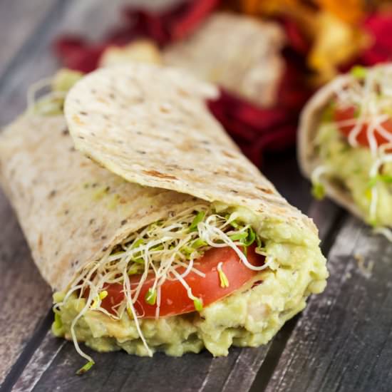 White Bean and Avocado Sandwich