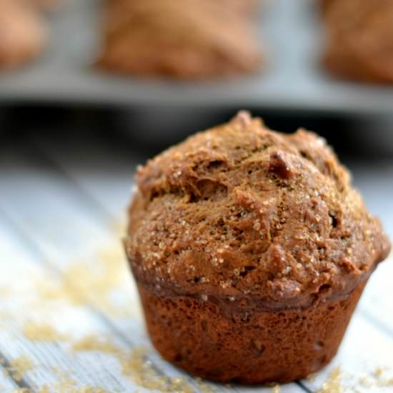 Healthy Gingerbread Muffins