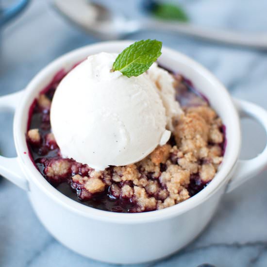 Mixed Berry Crumble