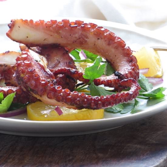 Grilled octopus