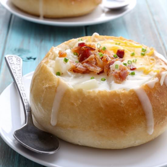 Italian Bread Bowls